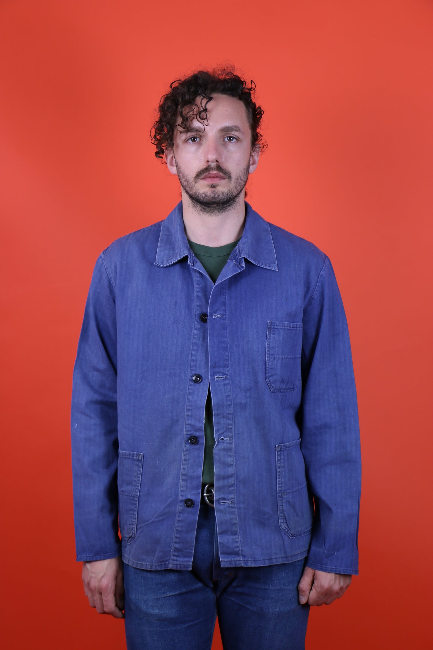 HBT Work Jacket Sanfor 52 - vintage clothing clochard92.com