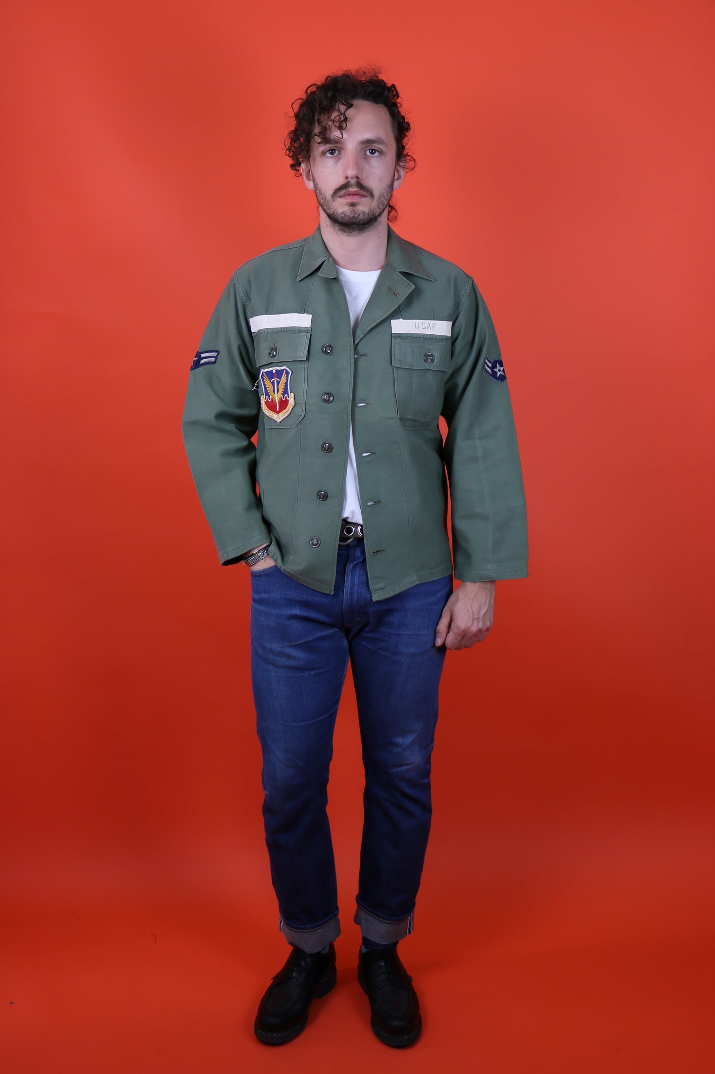 OG-107 Shirt USAF (Tactical Air Command) - vintage clothing clochard92.com