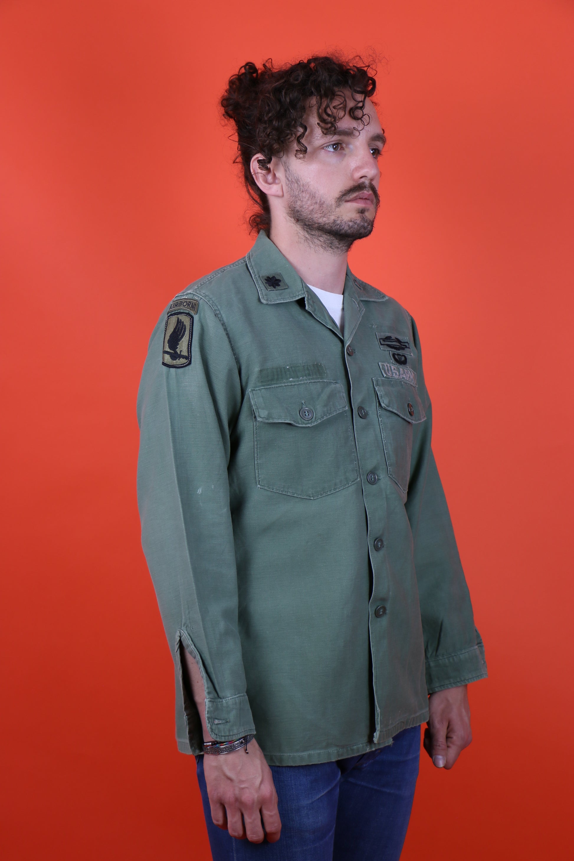 OG-107 Shirt US Army (Renger Patches) - vintage clothing clochard92.com
