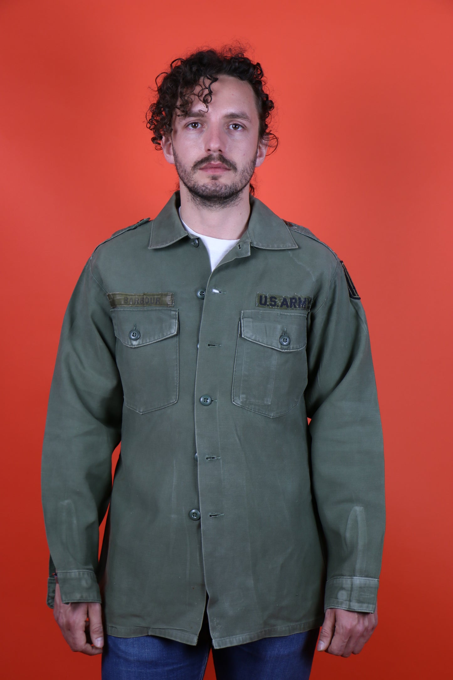 OG-107 Shirt US Army (Soldier Barbour) - vintage clothing clochard92.com