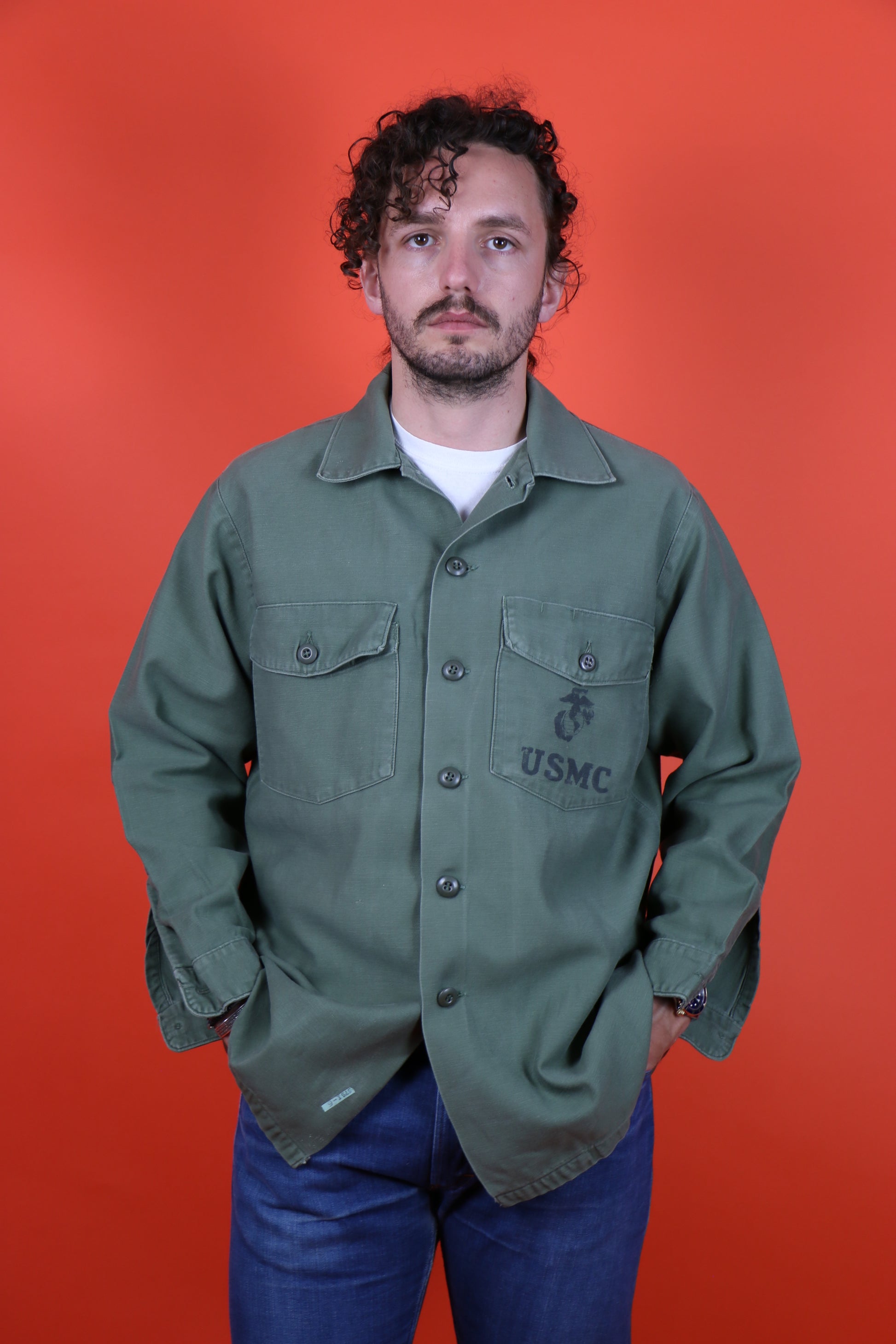 OG-107 Shirt USMC  - vintage clothing clochard92.com