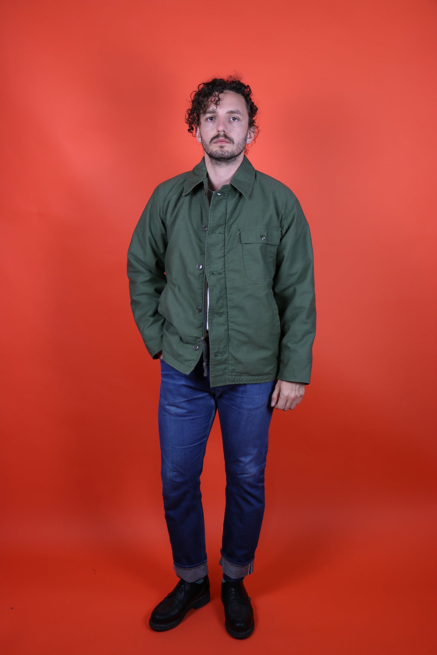 USN A-2 Deck Jacket  - vintage clothing clochard92.com