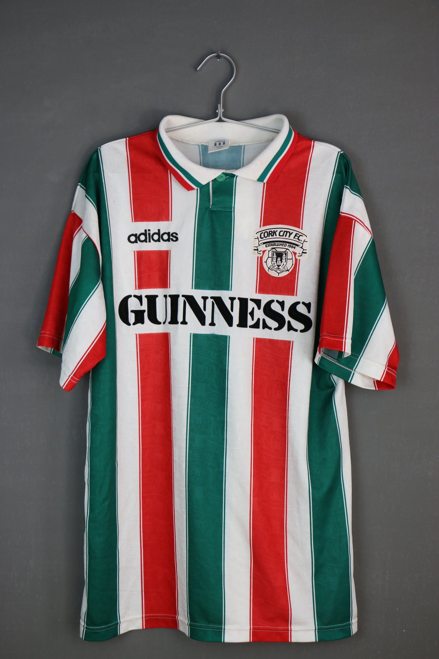 Adidas Football Jersey Cork City FC 'GUINNESS' - vintage clothing clochard92.com