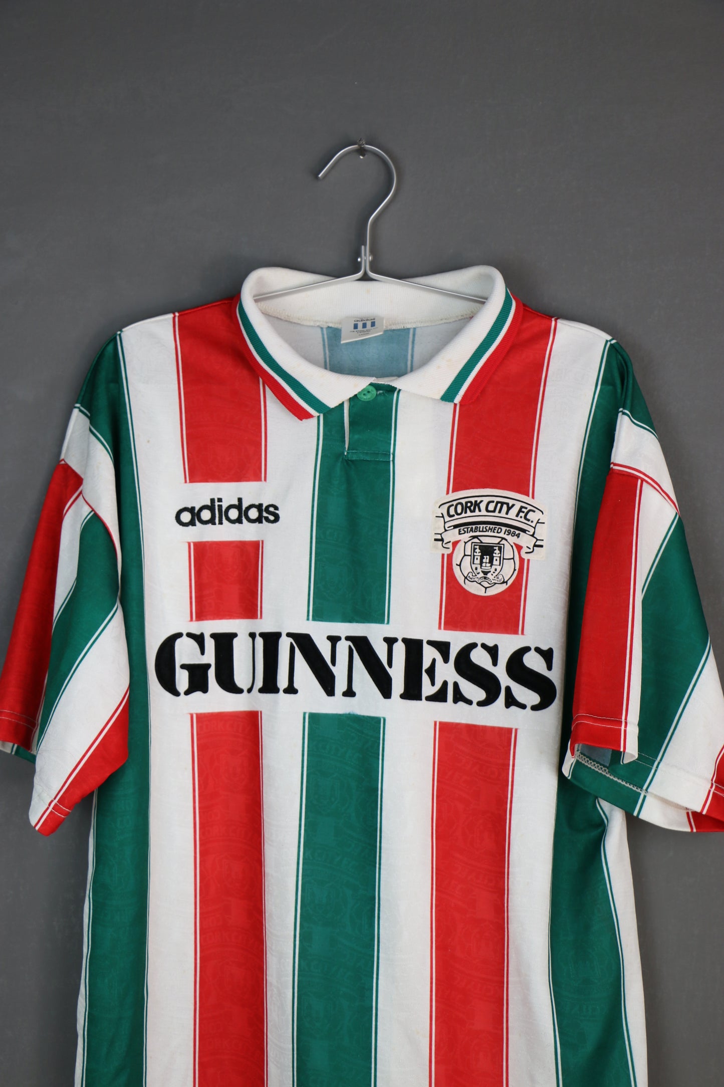 Adidas Football Jersey Cork City FC 'GUINNESS' - vintage clothing clochard92.com