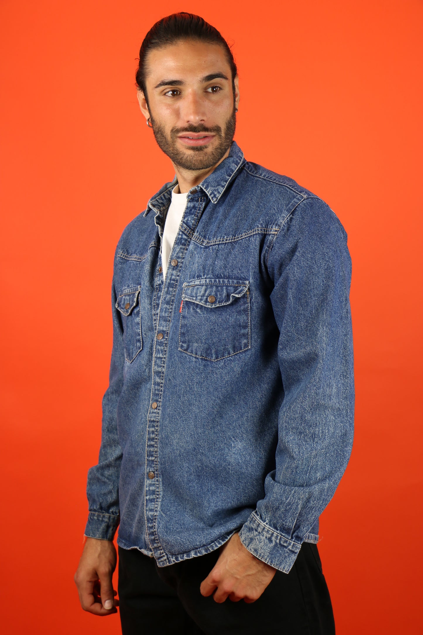 Levis Denim Shirt Heavy Cotton - vintage clothing clochard92.com