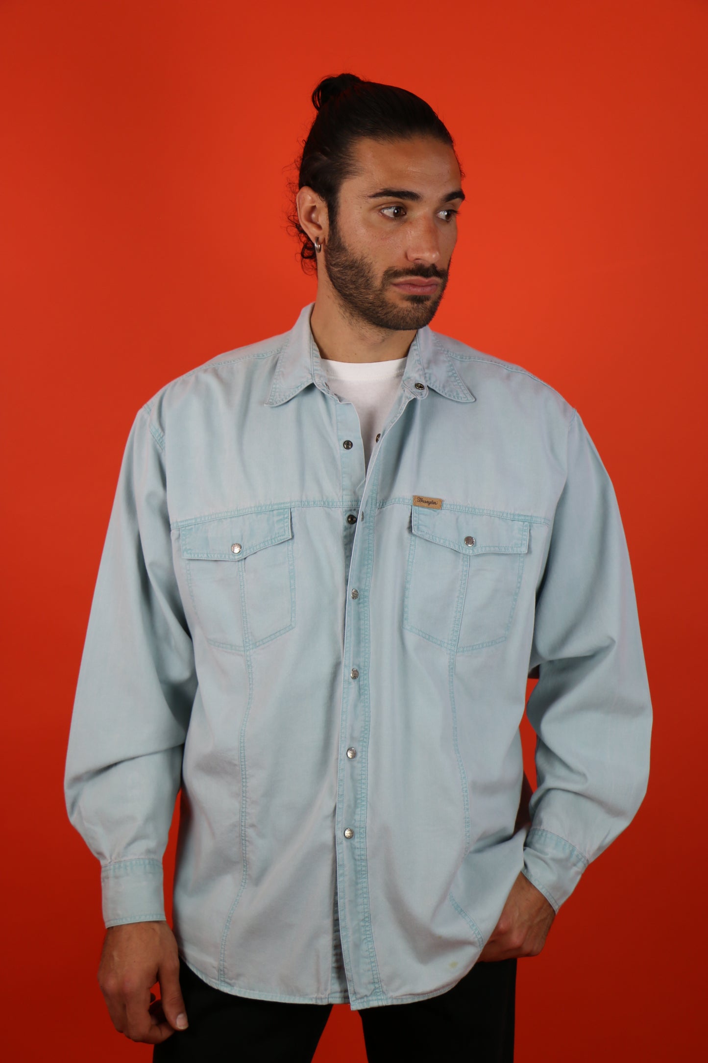 Wrangler denim Shirt - vintage clothing clochard92.com