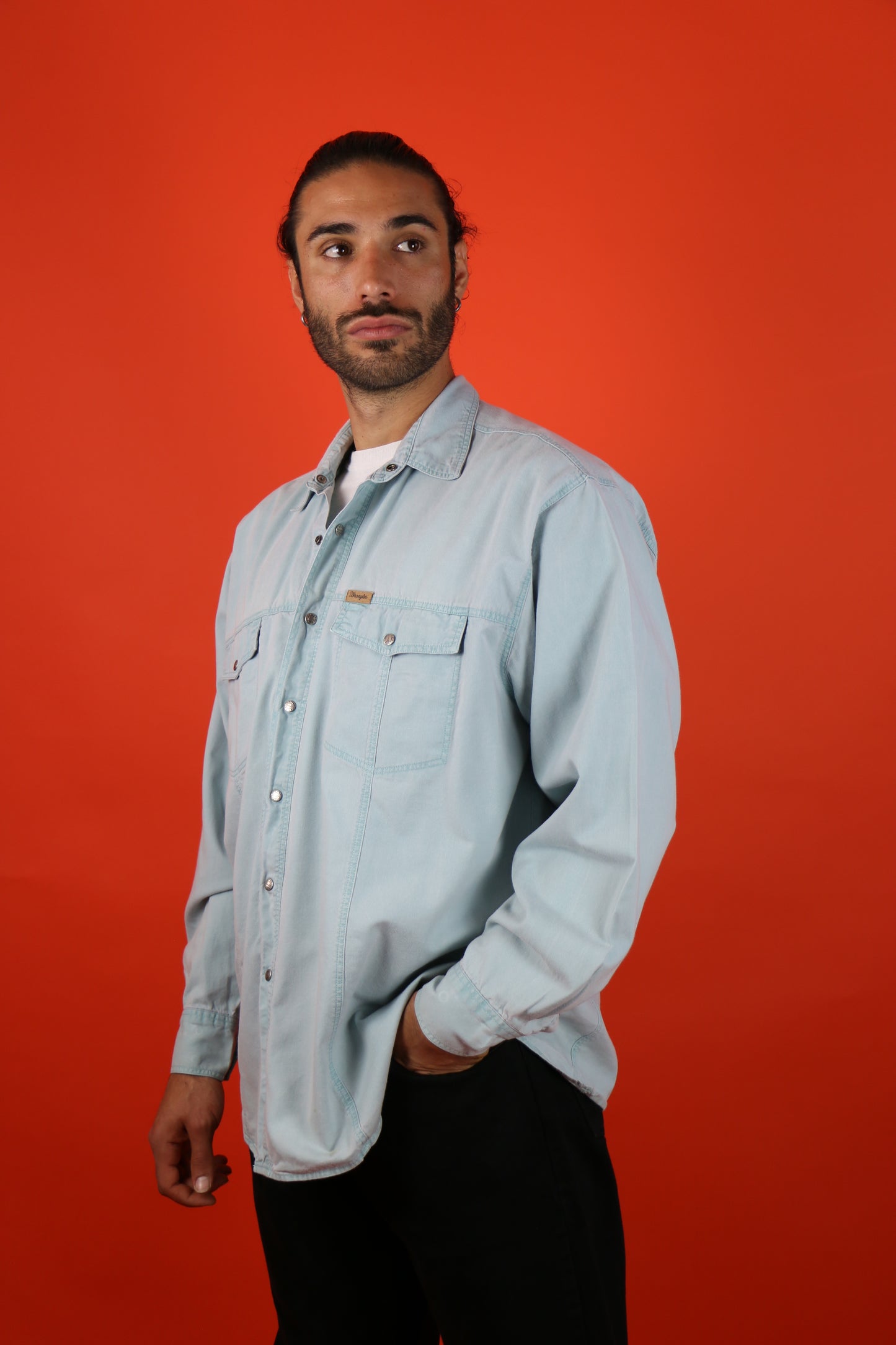 Wrangler denim Shirt - vintage clothing clochard92.com