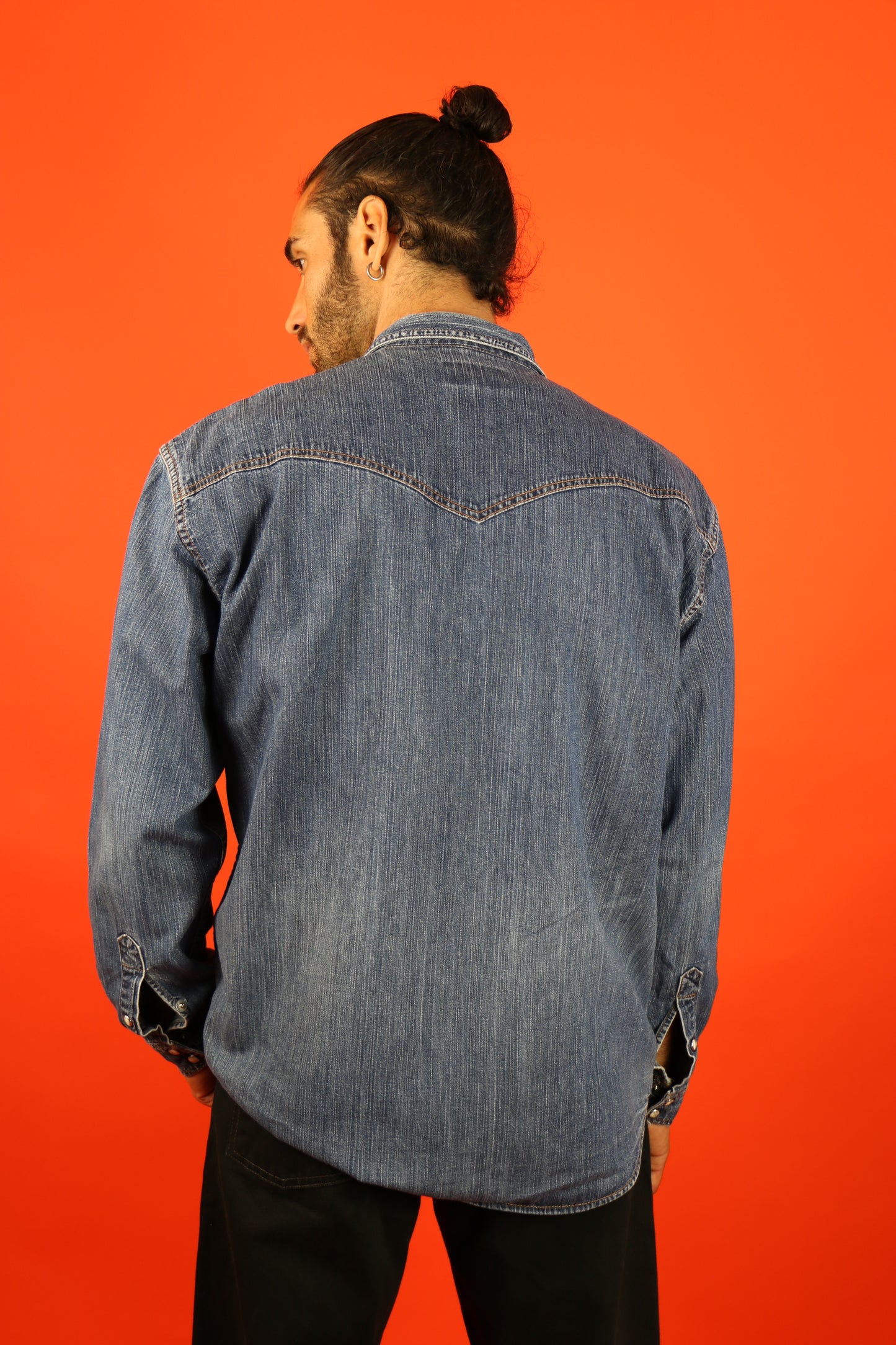 Wrangler Denim Shirt - vintage clothing clochard92.com