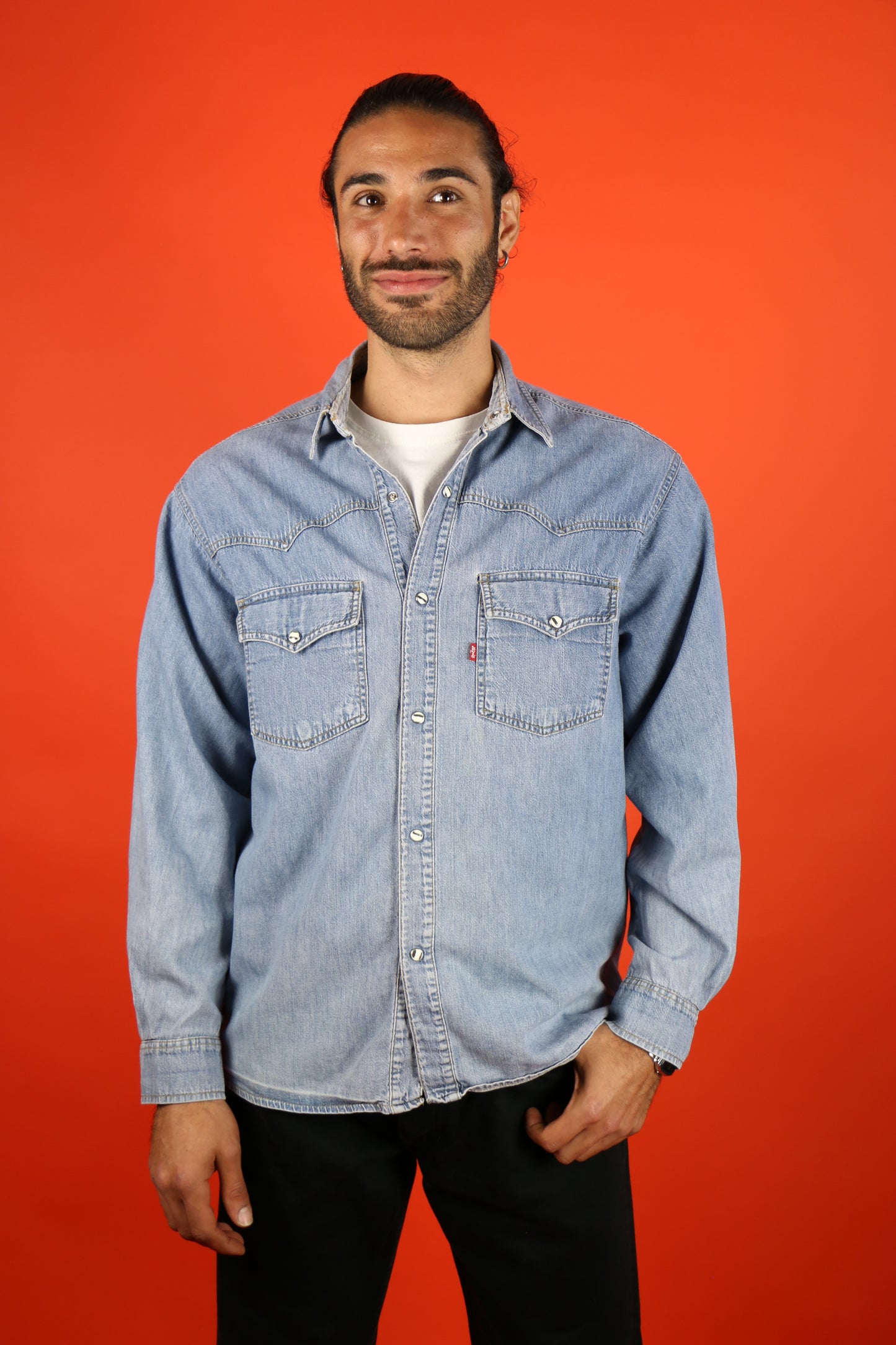 Levis  Denim Shirt - vintage clothing clochard92.com