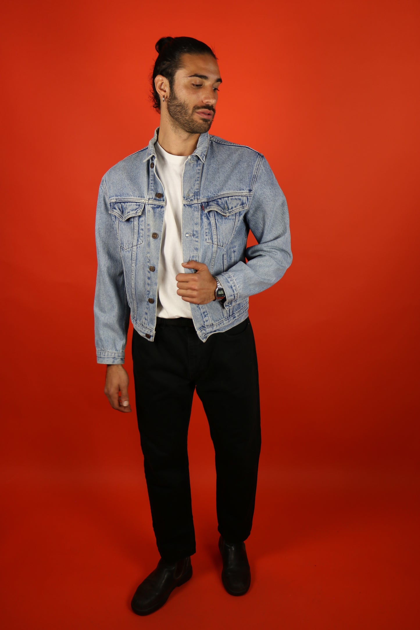 Levis Denim Trucker Jacket - vintage clothing clochard92.com