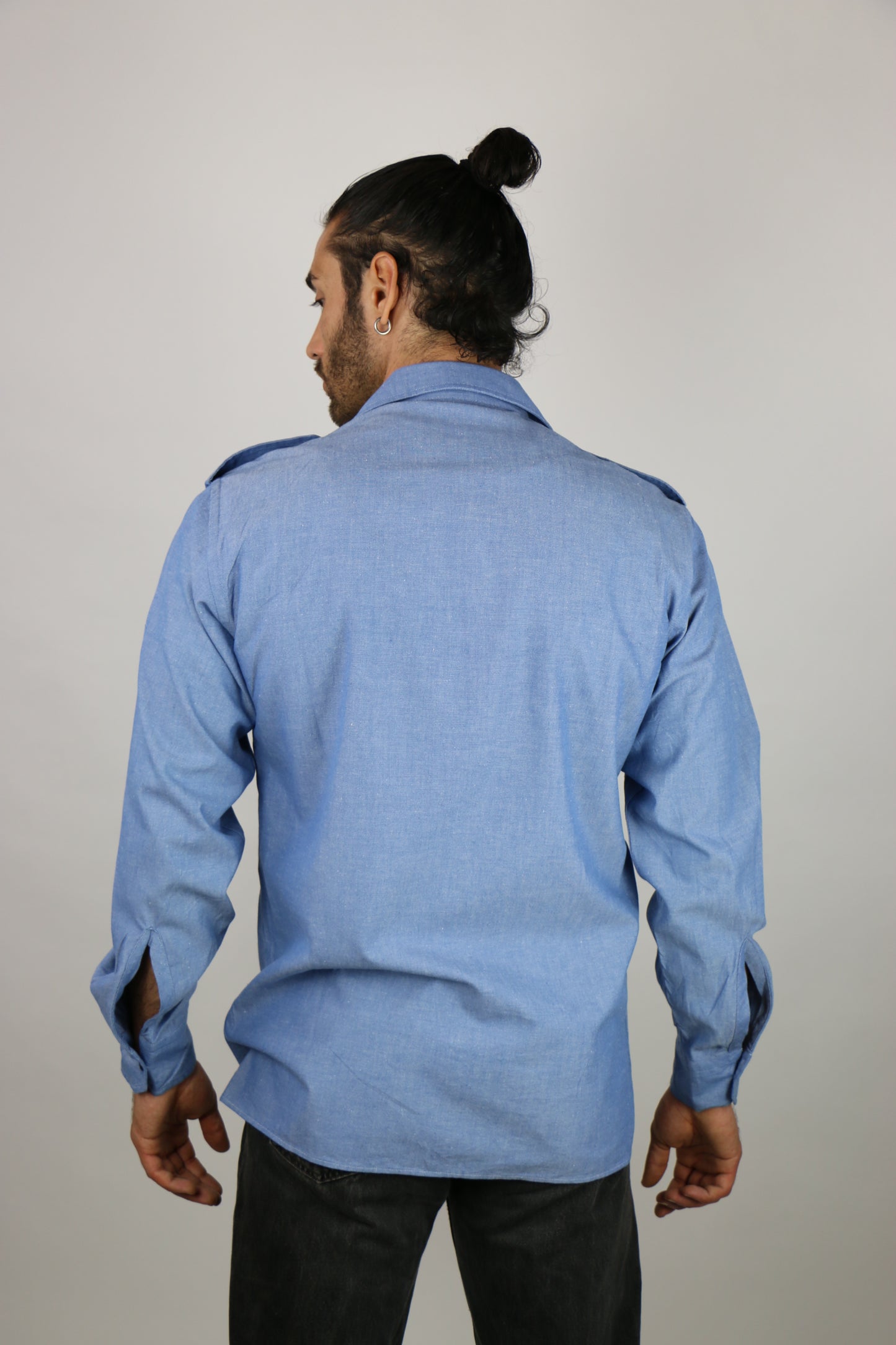 Italian Navy Shirt Deadstock - Vintage clothing clochard92.com