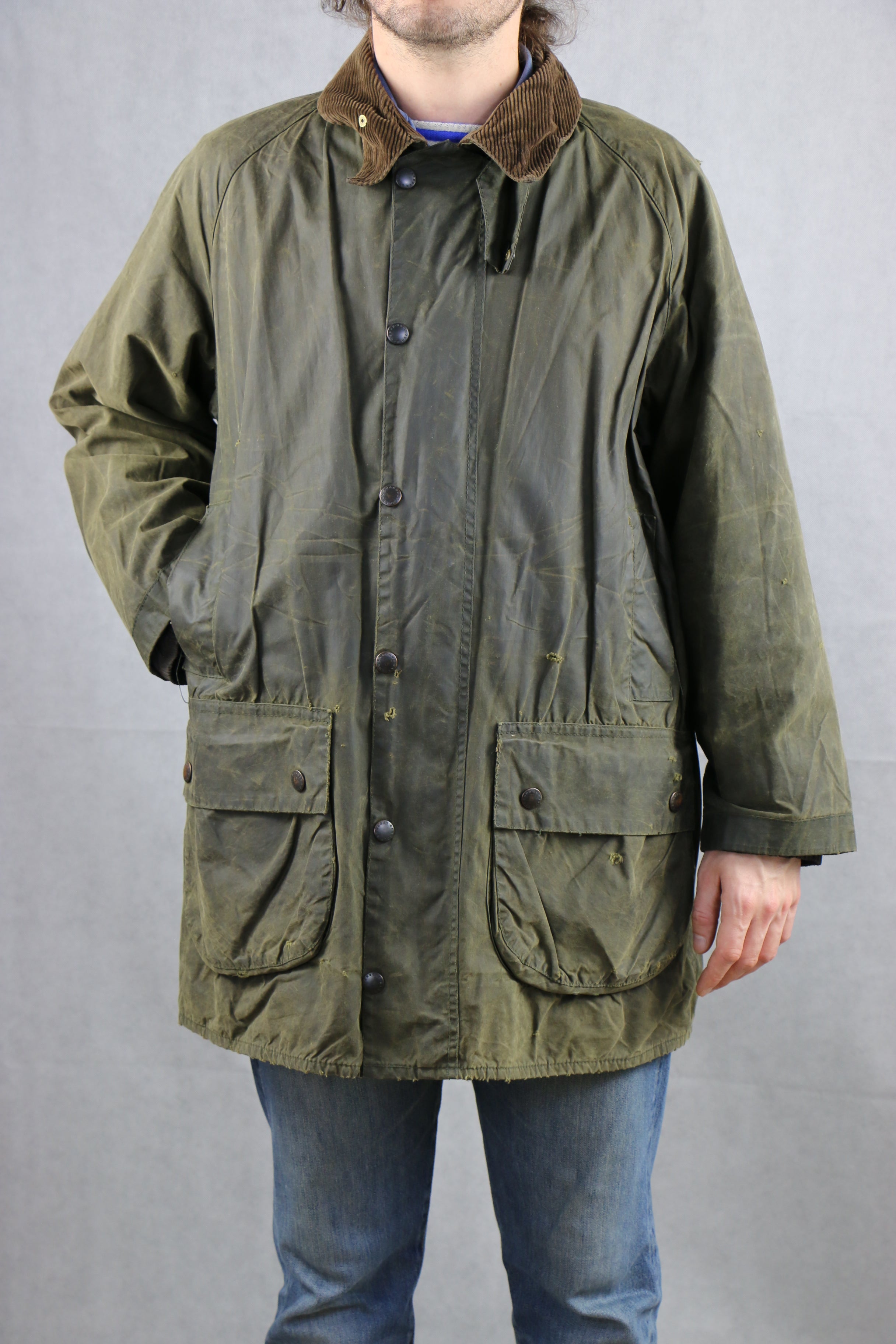 “Deadstock” 90s BARBOUR SOLWAYZIPPER c44