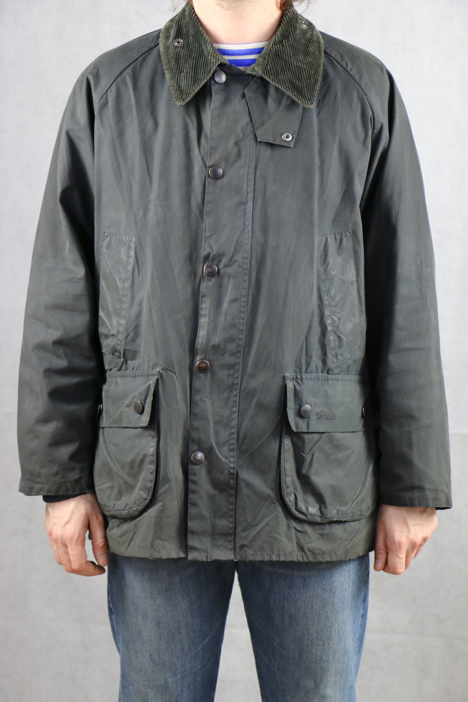 Barbour Bedale Wax Jacket warm lining Vintage Store