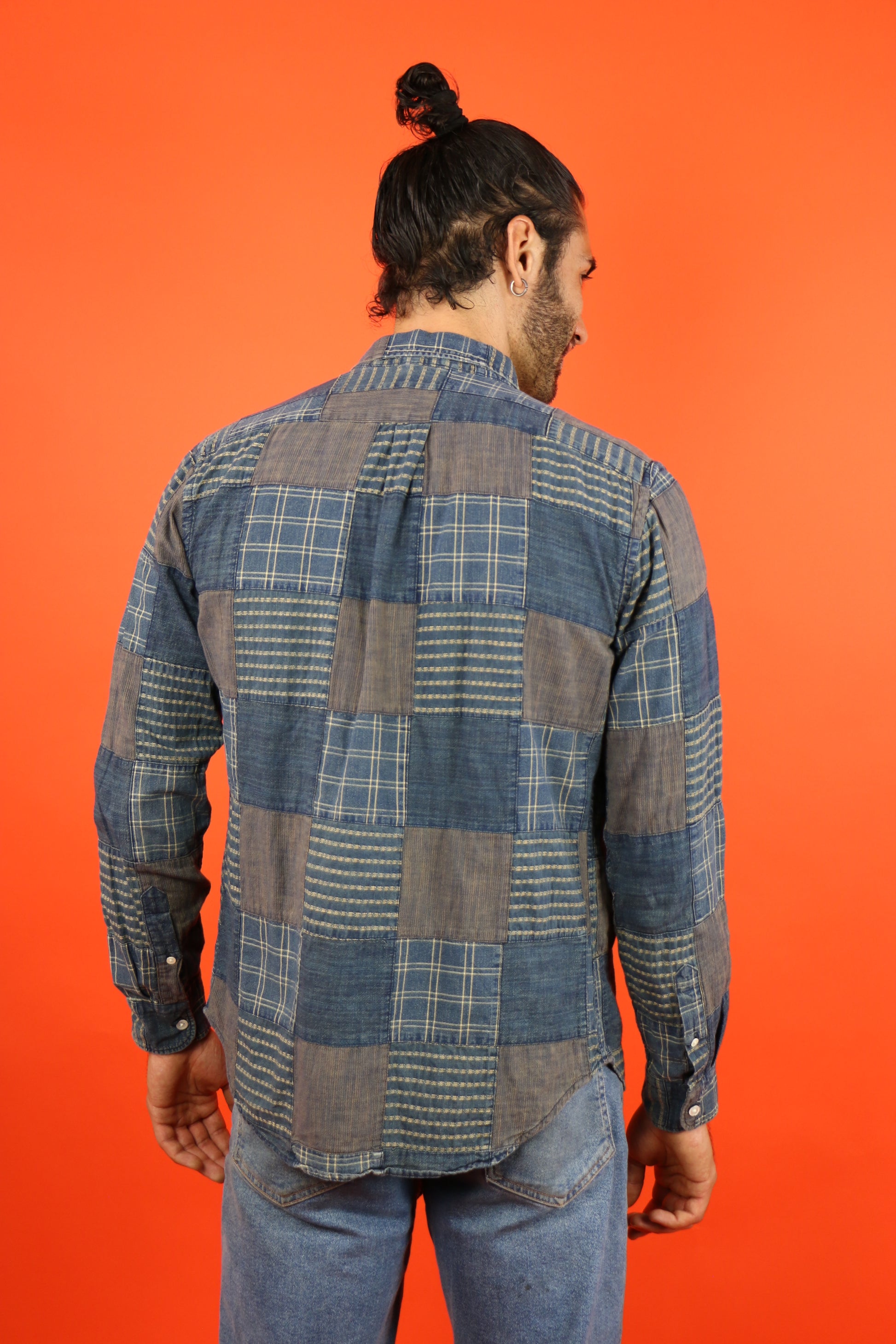 Levis Patchwork Shirt - vintage clothing clochard92.com