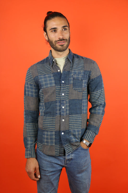 Levis Patchwork Shirt - vintage clothing clochard92.com