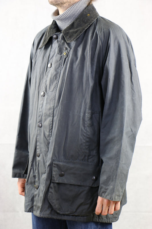 Barbour 'Beaufort' C48 / 122CM Navy - vintage clothing clochard92.com