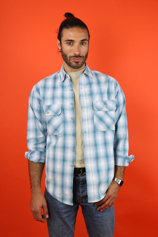 Levi's Checked Shirt two pockets - vintage clothing clochard92.com