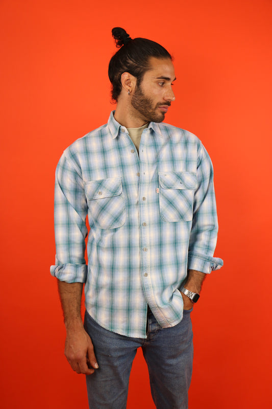 Levi's Checked Shirt two pockets - vintage clothing clochard92.com