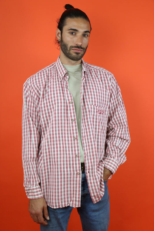 Levi's White Tab Checked Shirt one pocket - vintage clothing clochard92.com