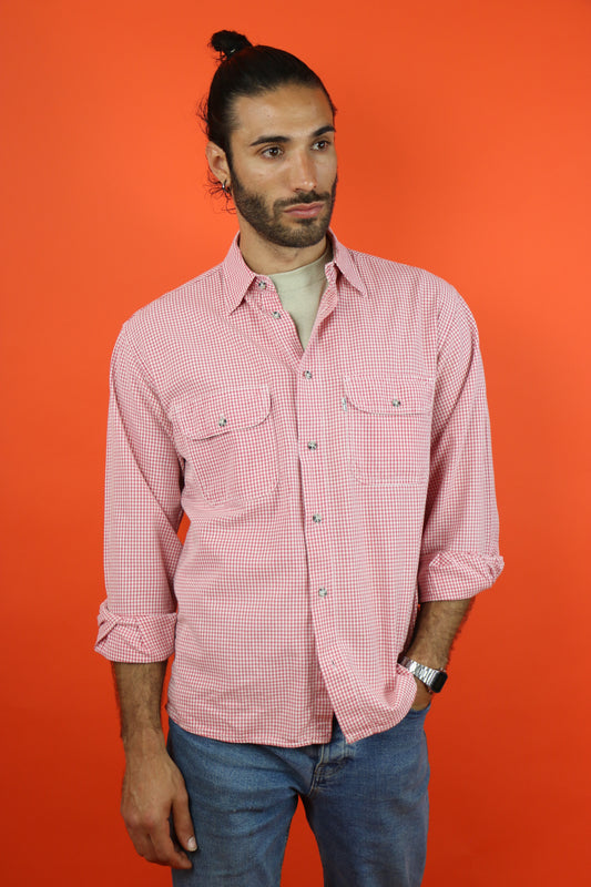 Levis Check Cotton Shirt - vintage clothing clochard92.com