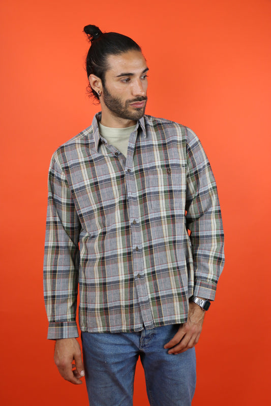 Levi's Checkered Cotton Shirt - vintage clothing clochard92.com