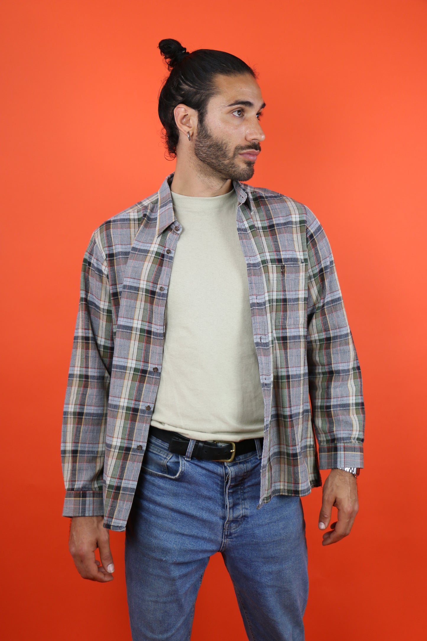 Levi's Checkered Cotton Shirt - vintage clothing clochard92.com