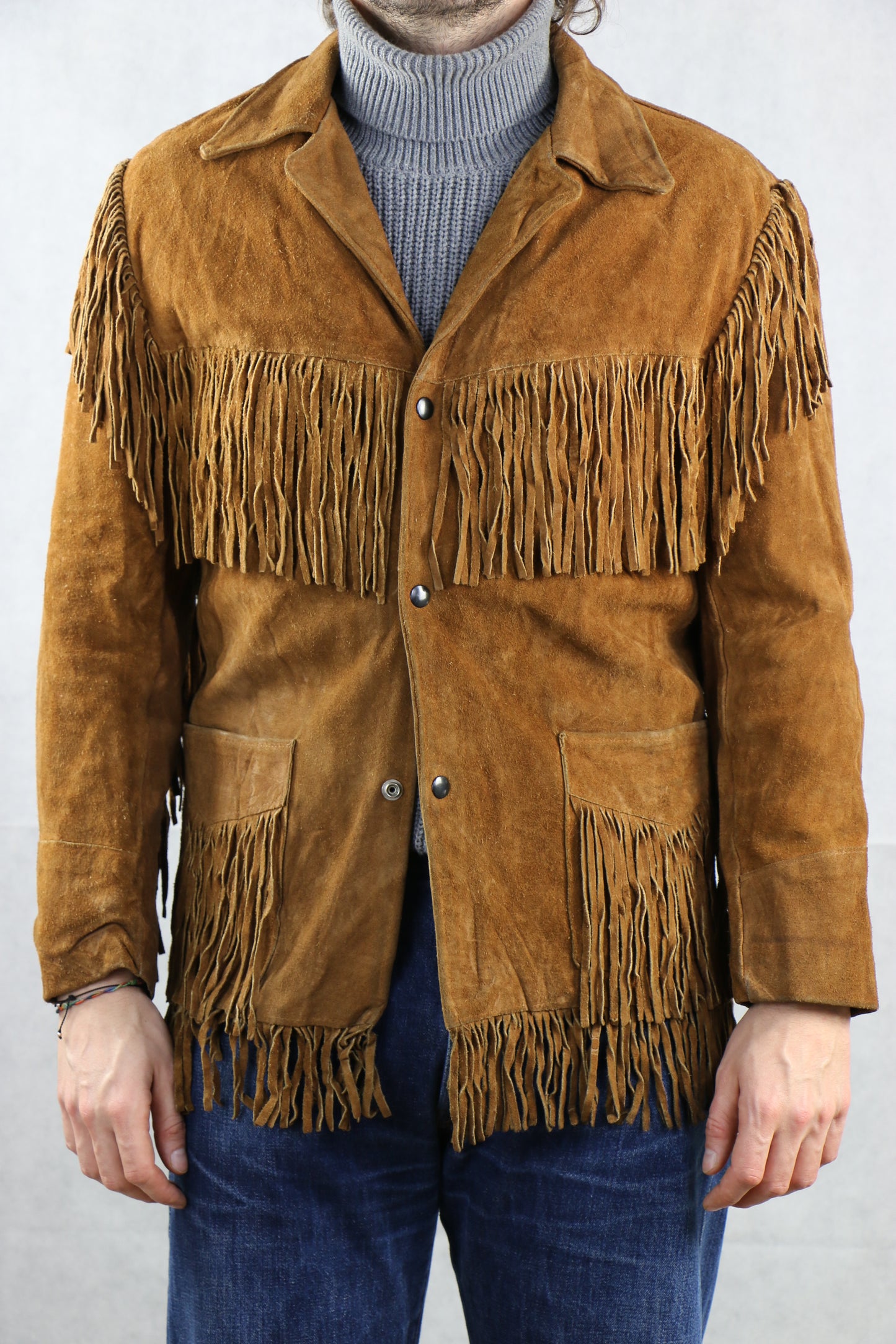 Suede Western Leather Jacket, clochard92.com