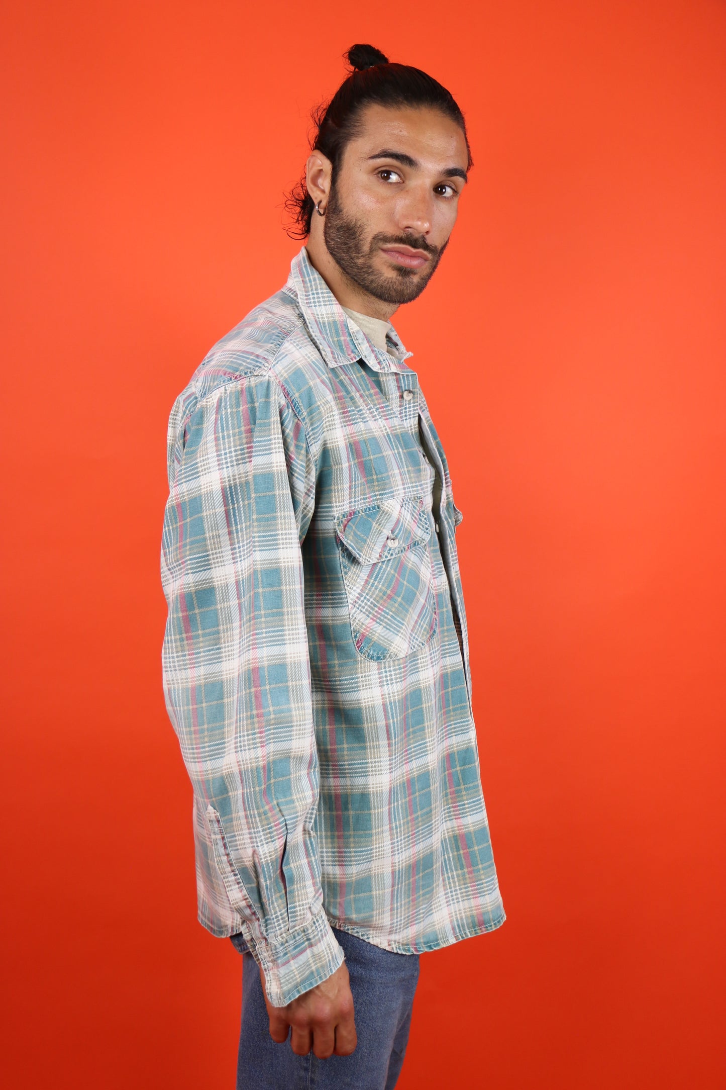 Levi's Checkered Shirt two pockets - vintage clothing clochard92.com