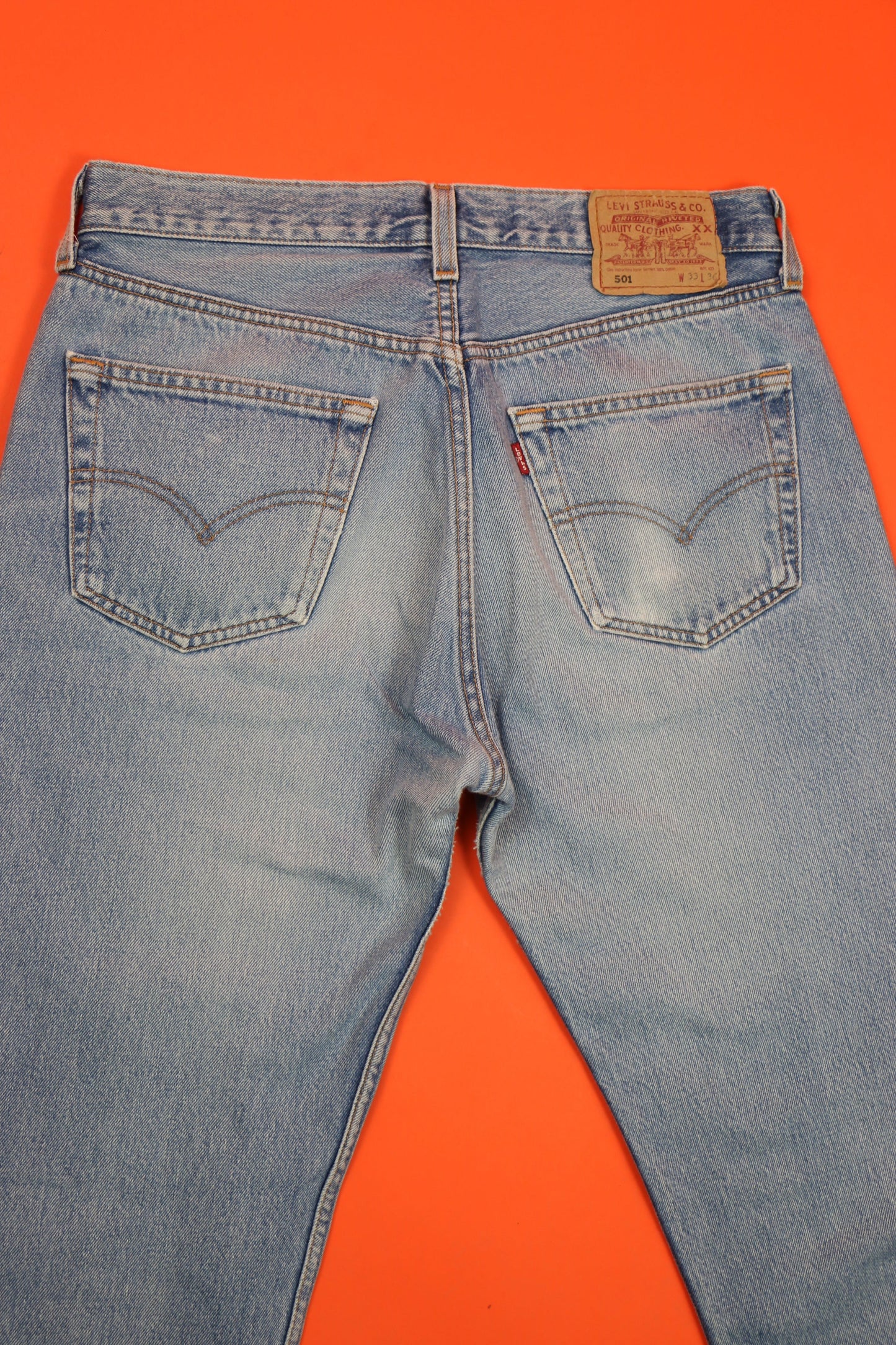 Levi's 501 Jeans Made in U.S.A. 'W33 L36' - vintage clothing clochard92.com