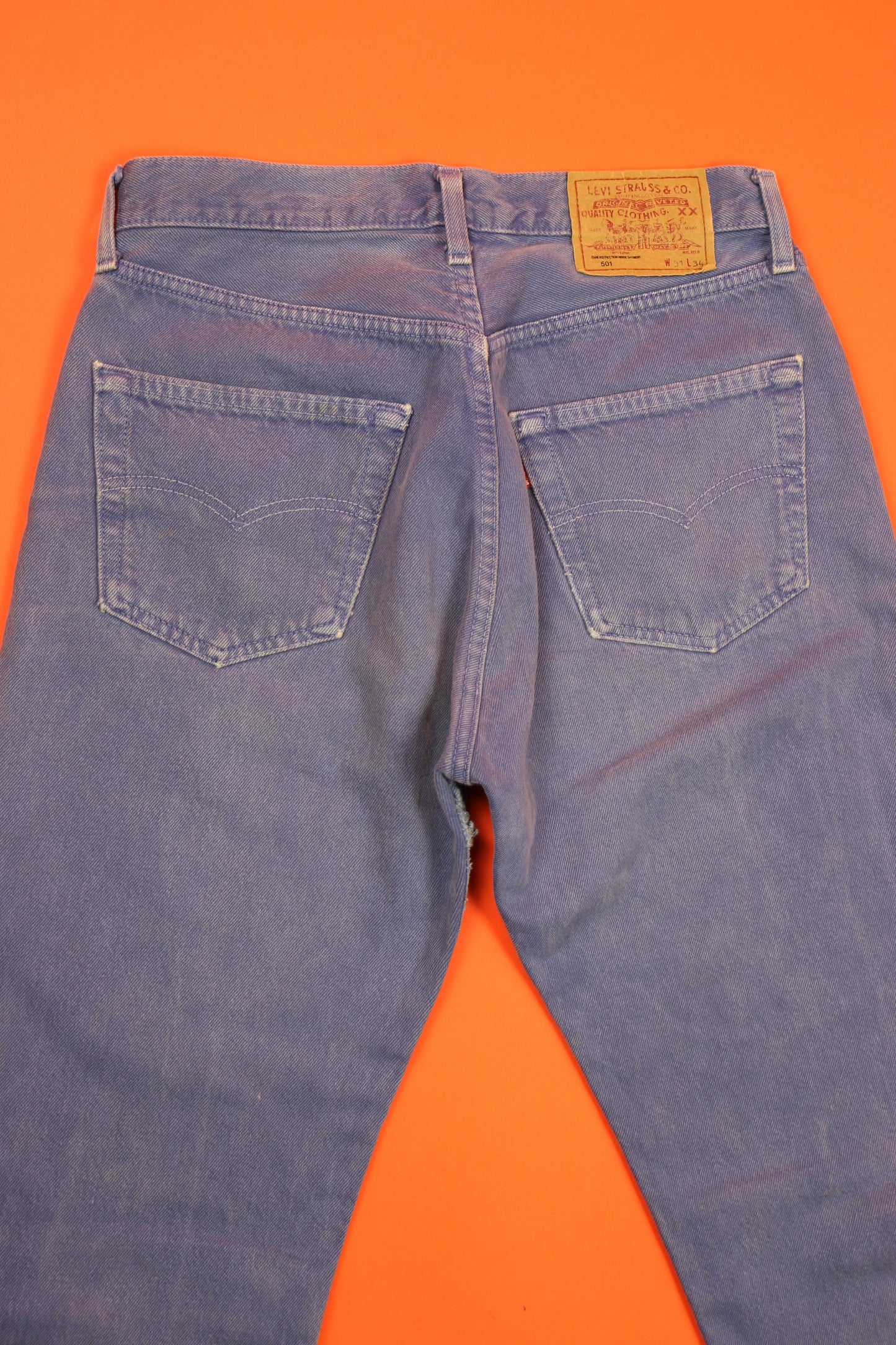 Levi's 501 Jeans Made in U.S.A. 'W31 L34' - vintage clothing clochard92.com