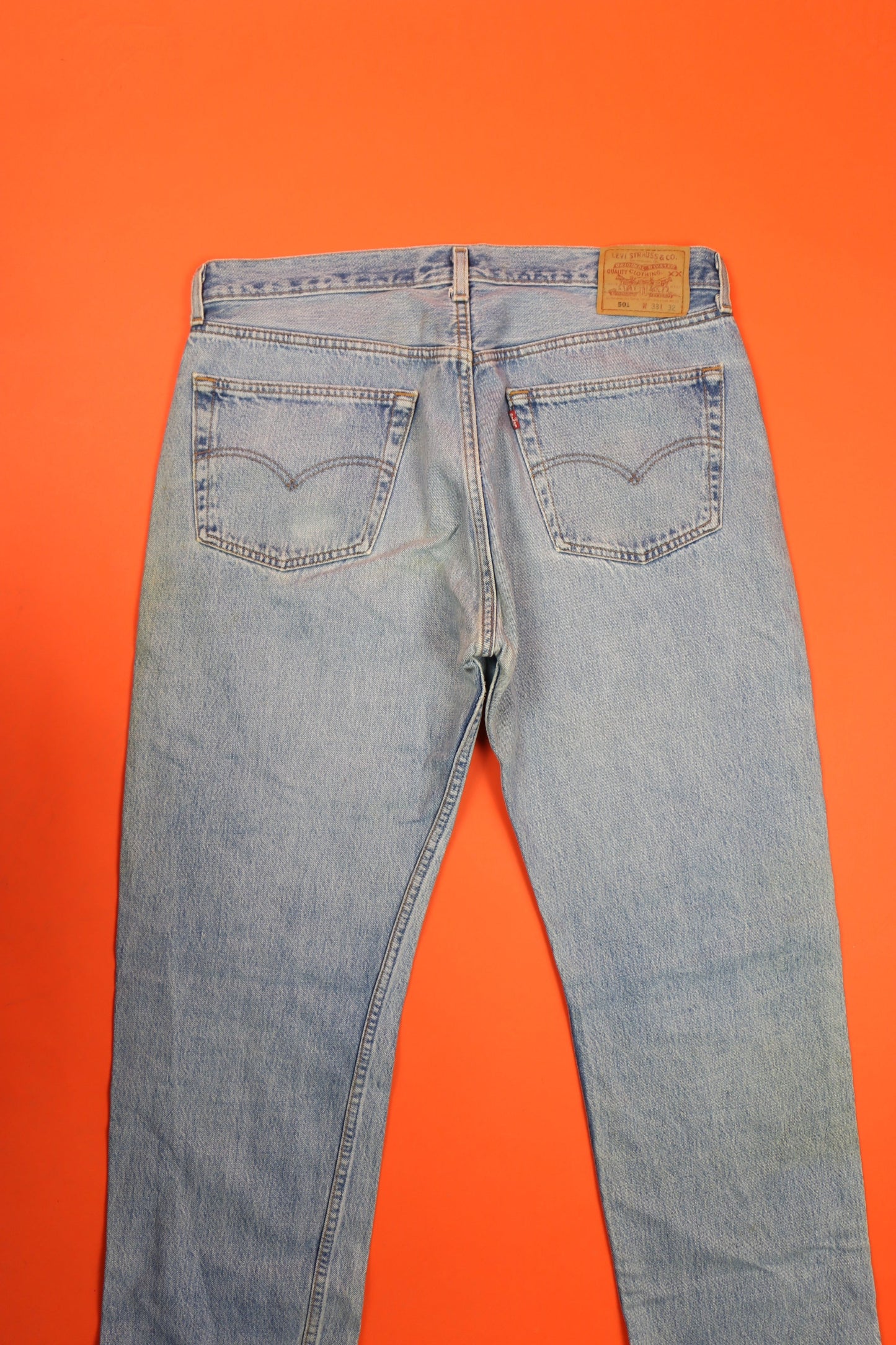Levi's 501 Jeans Made in U.S.A. 'W38 L32' - vintage clothing clochard92.com