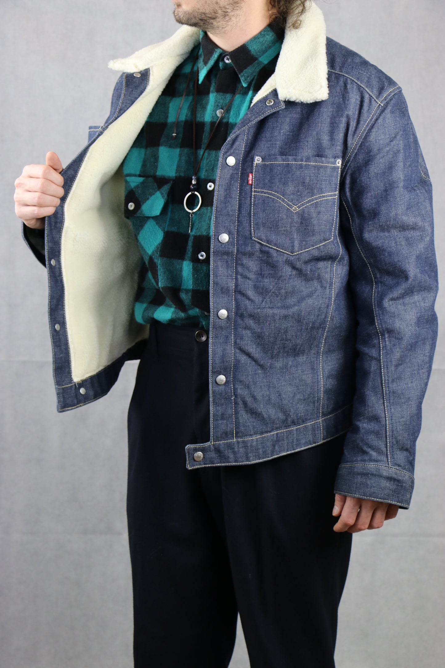 Levi's Sherpa Denim Jacket, clochard92.com
