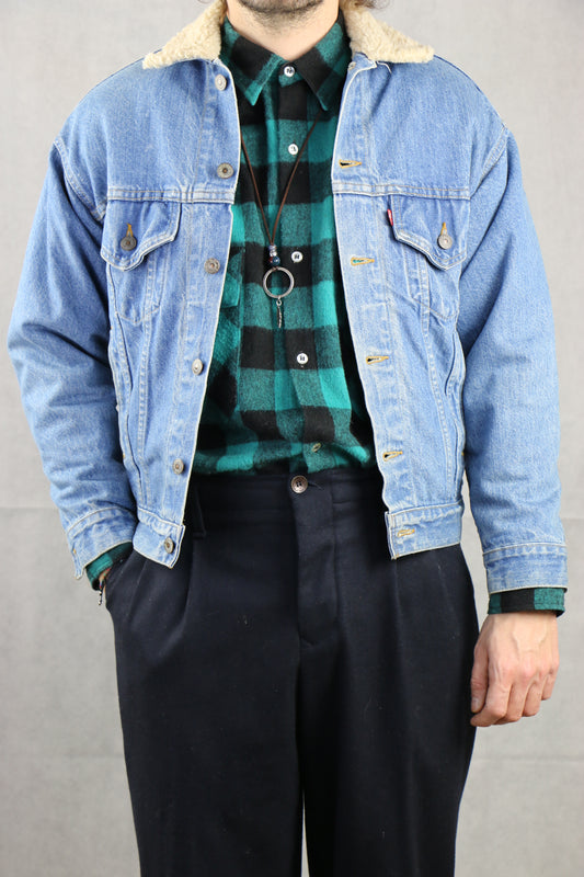 Levi's 'Red Tag' Made in U.S.A. Sherpa Denim Jacket 'XS', clochard92.com