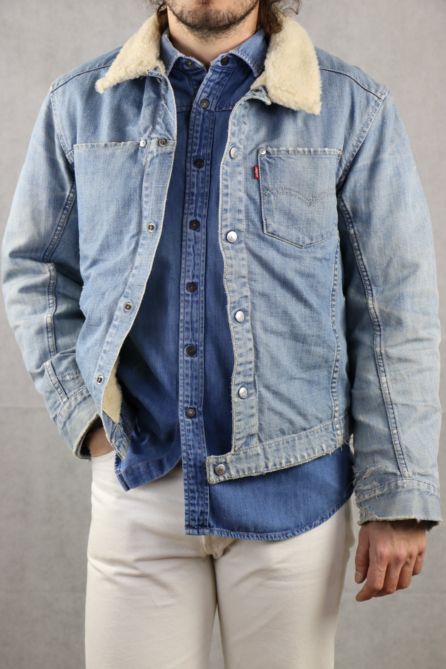 Levi's Engineered Sherpa Denim Jacket, clochard92.com