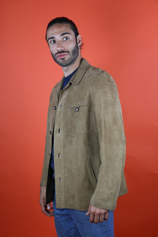 Suede Jacket - vintage clothing clochard92.com