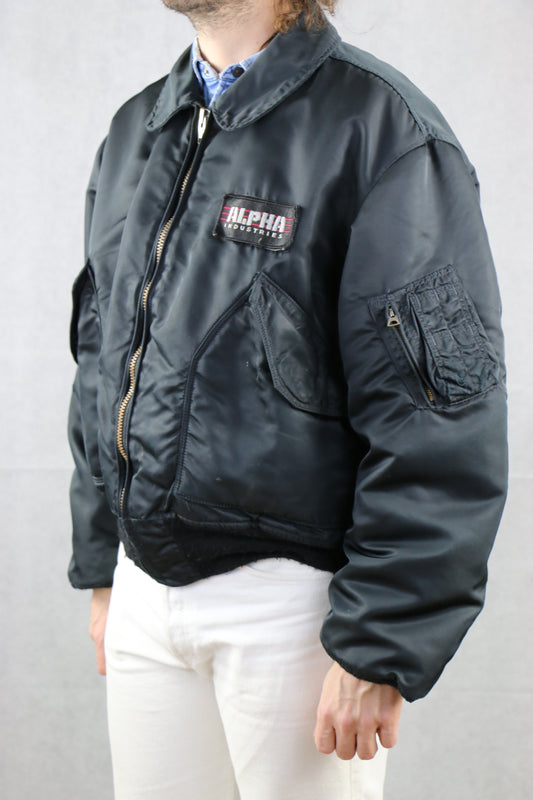 Alpha Industries Jacket Flyer's CWU-45/P (N) - Vintage clothing clochard92.com