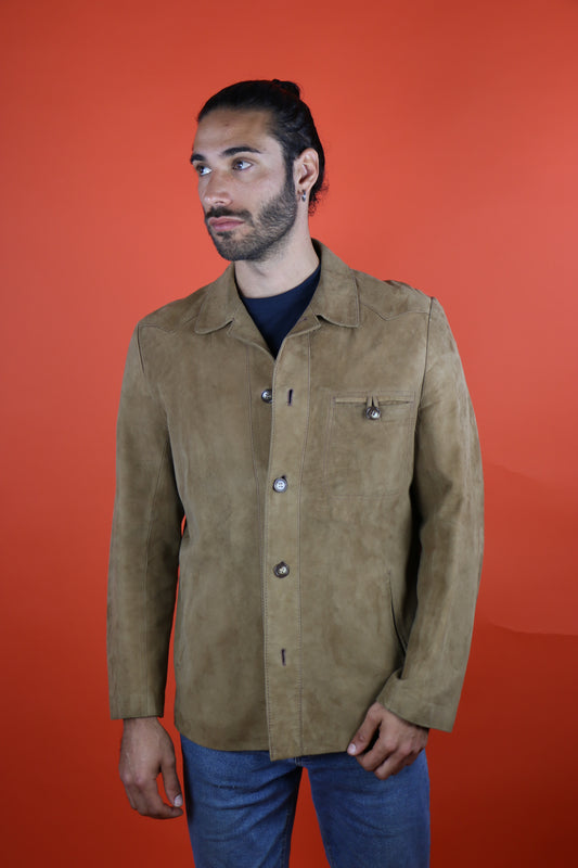 Suede Jacket - vintage clothing clochard92.com