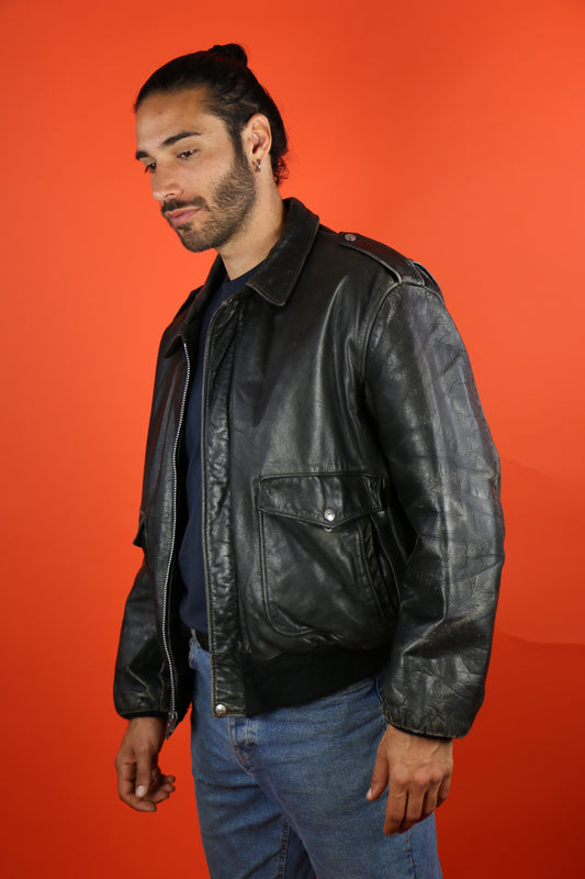 Schott A-2 Flight Jacket - vintage clothing clochard92.com