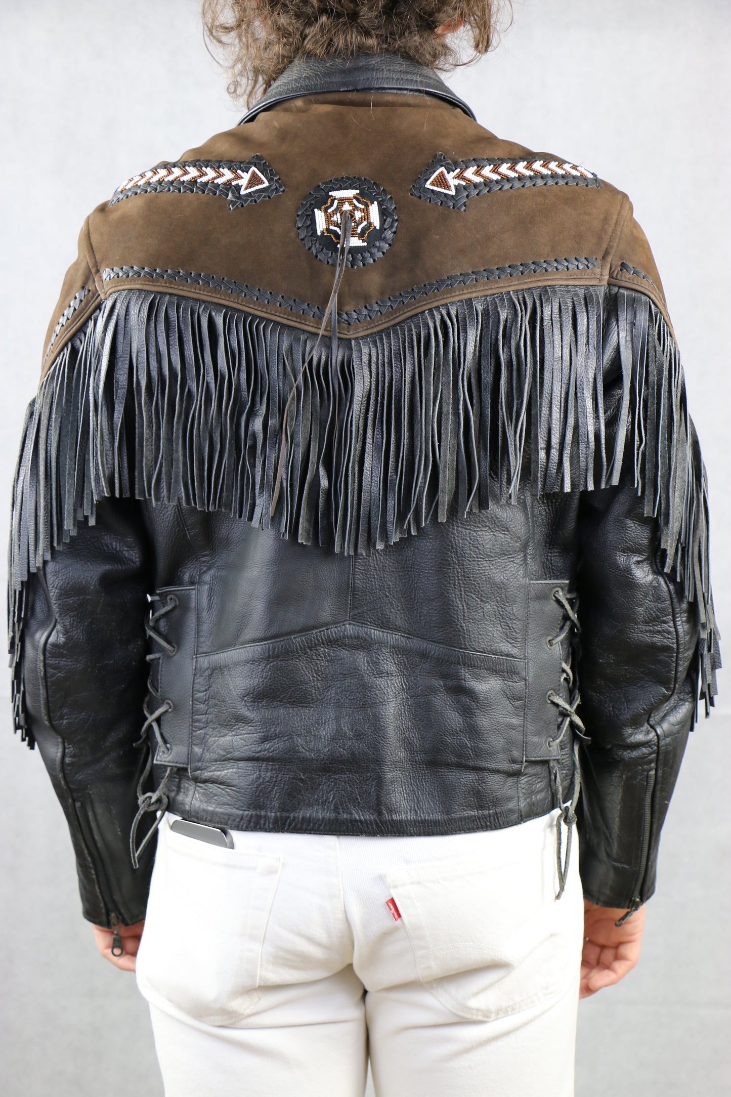 BOS Navajo Western Leather Jacket, clochard92.com