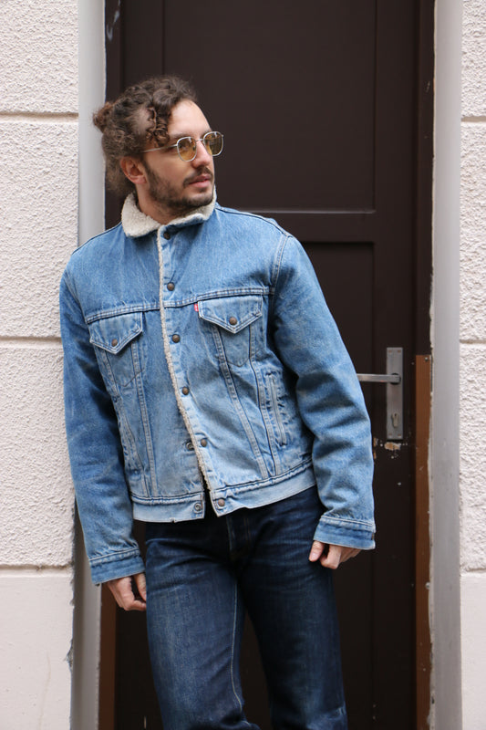 Levi's Made in U.S.A. 'Red Tag' Sherpa Trucker Jacket, clochard92.com
