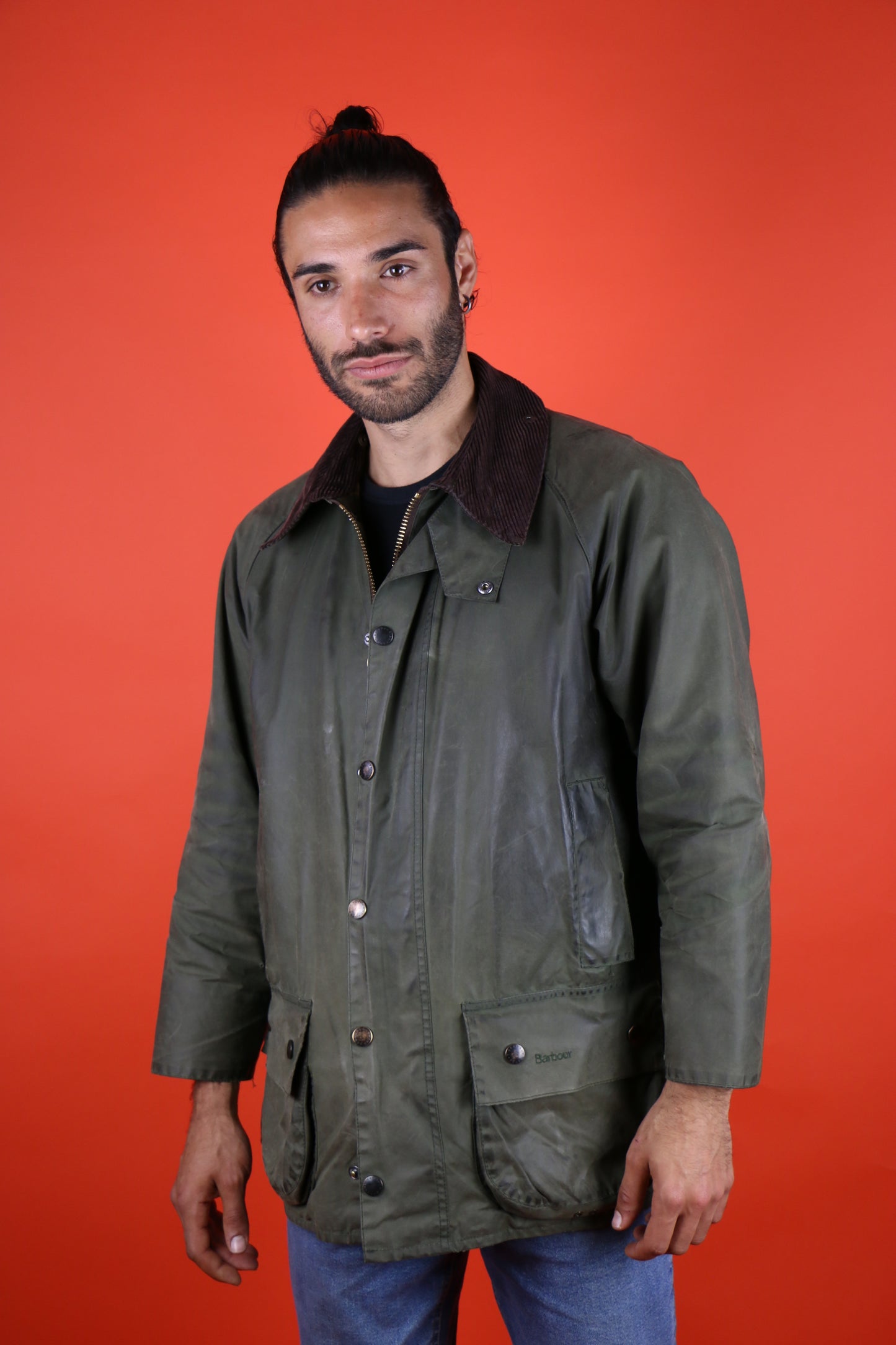 Barbour Beaufort Wax Hunting Jacket - vintage clothing clochard92.com