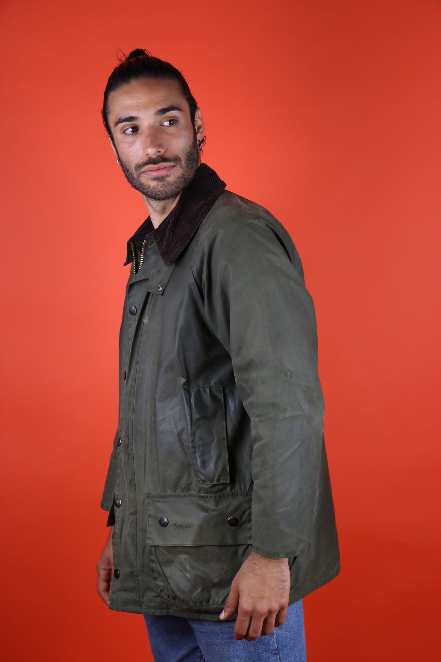 Barbour Beaufort Wax Hunting Jacket - vintage clothing clochard92.com