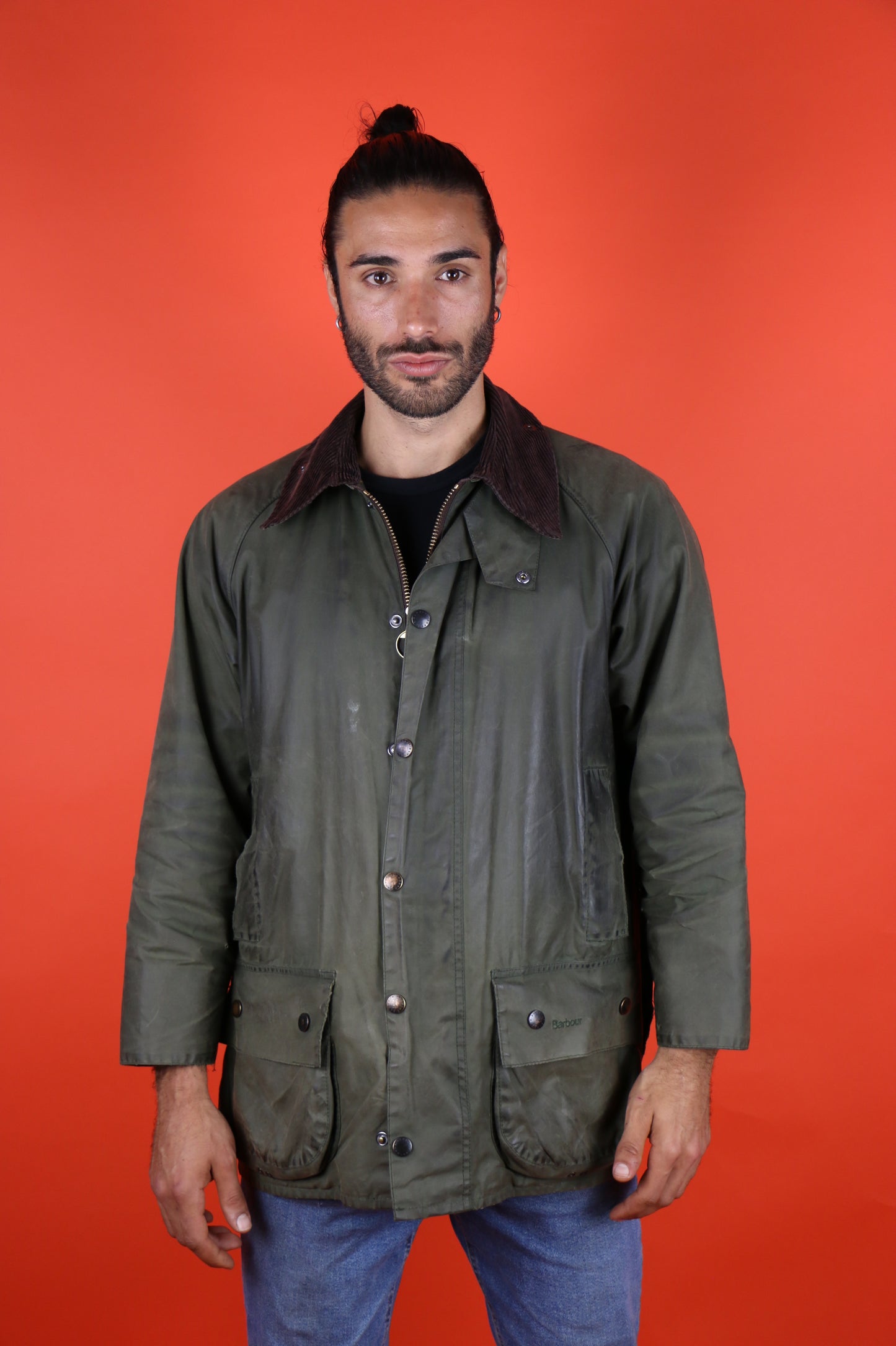 Barbour Beaufort Wax Hunting Jacket - vintage clothing clochard92.com
