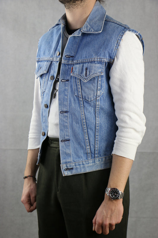 Levi's 'Orange Tab' Denim Vest 'S/38', clochard92.com