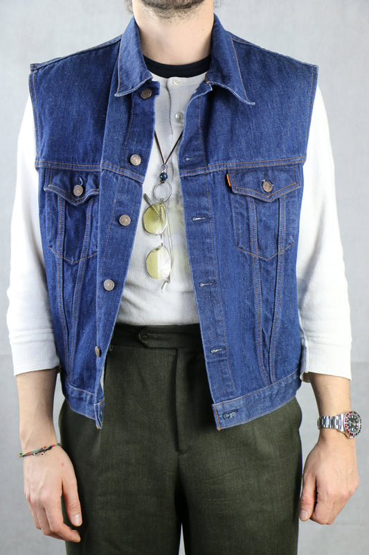 Levi's 'Orange Tab' Denim Vest 'L/44', clochard92.com