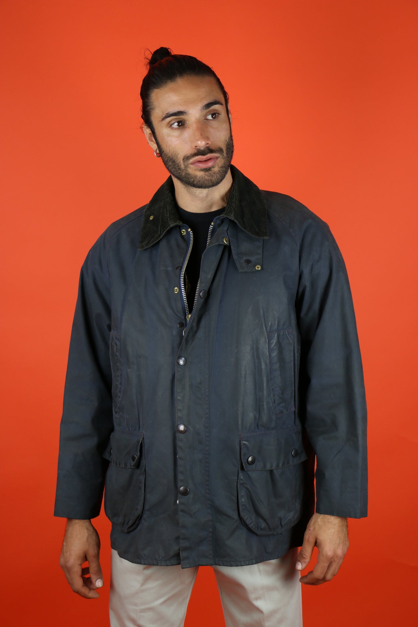 Barbour Bedale Blue + Liner - vintage clothing clochard92.com