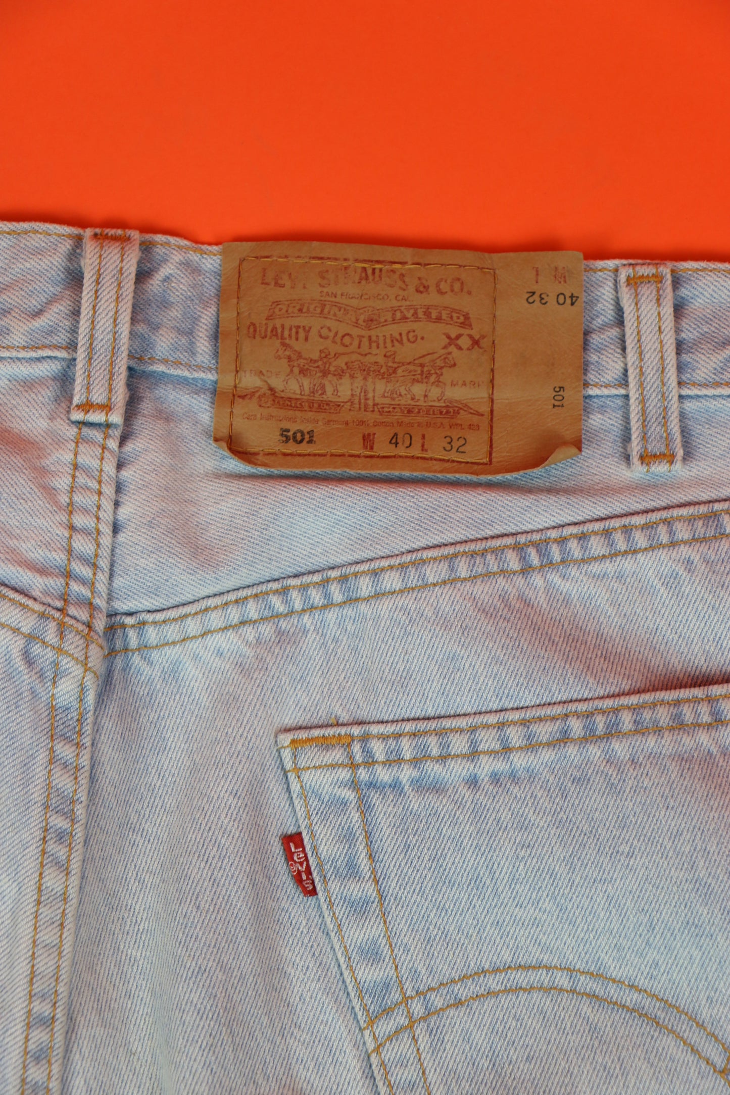 Levi's 501 Made in U.S.A. Jeans W40 L32 - vintage clothing clochard92.com