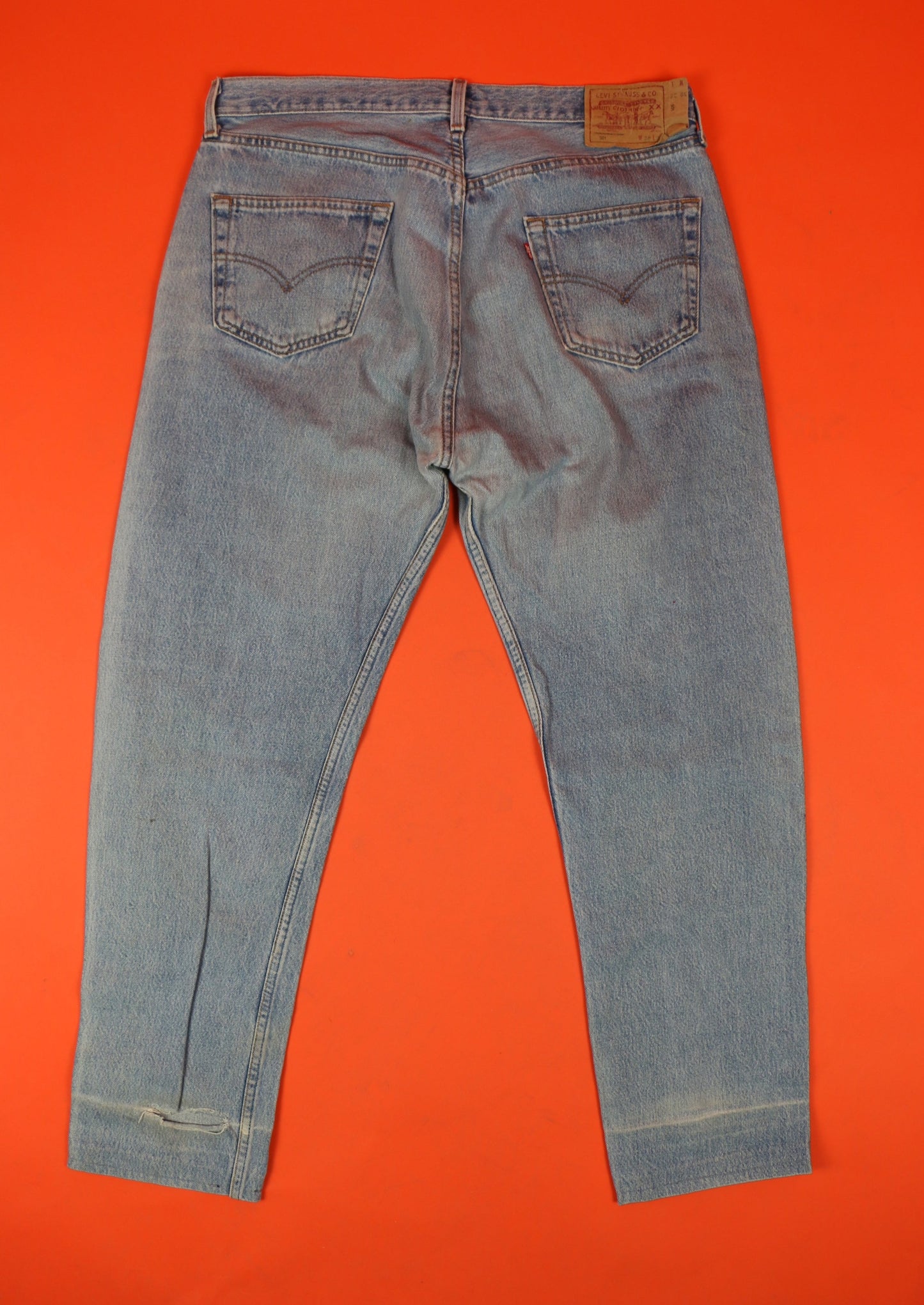 Levi's 501 Jeans Made in U.S.A. 'W38 L36' - vintage clothing clochard92.com