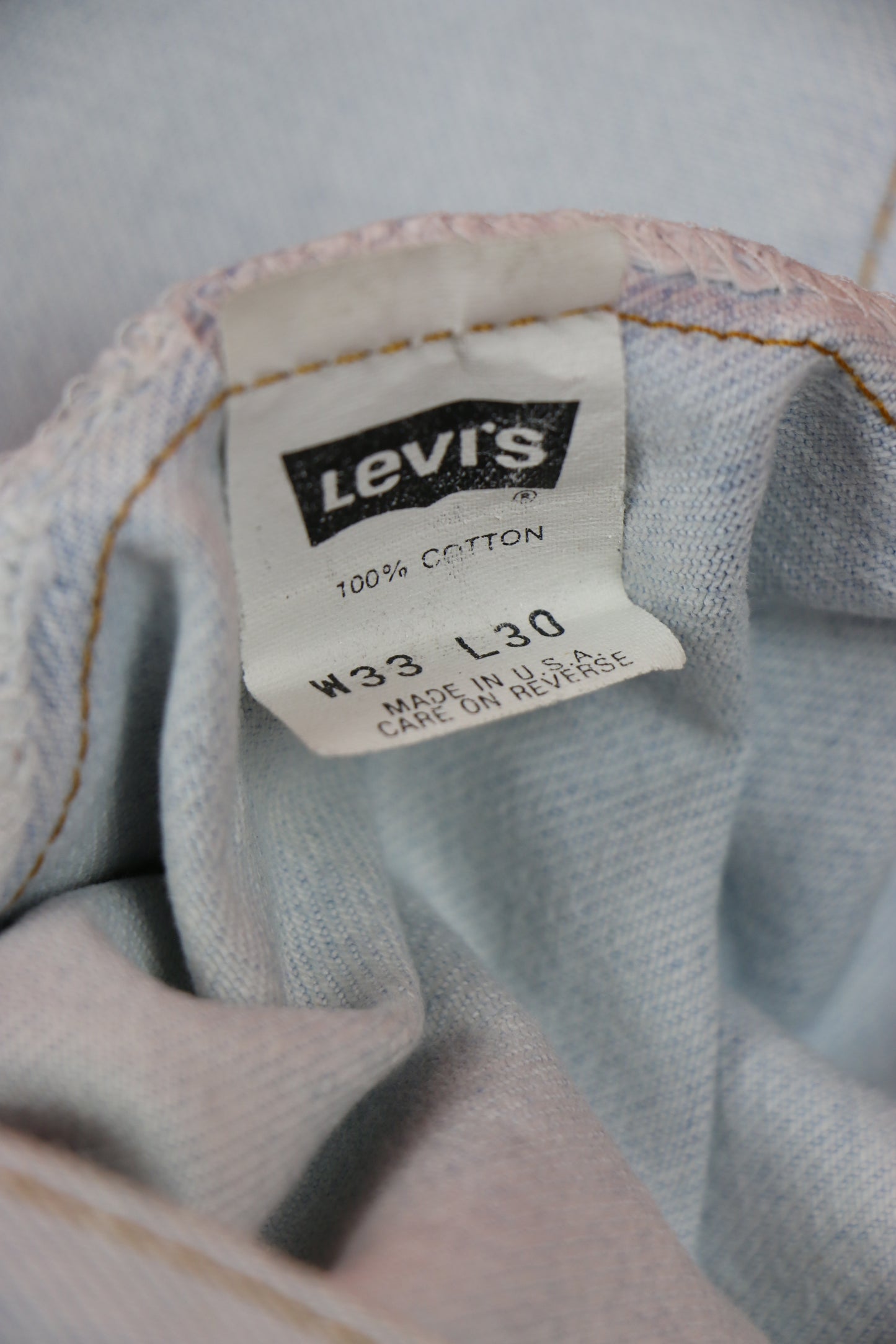 Levi's 501 Made in U.S.A. Jeans W33 L30 - vintage clothing clochard92.com