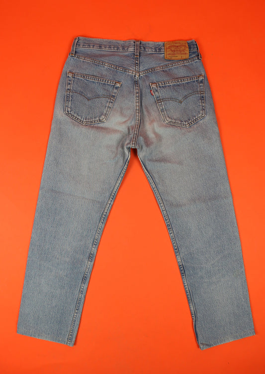 Levi's 501 Jeans Made in U.S.A. 'W32 L36' cropped - vintage clothing clochard92.com